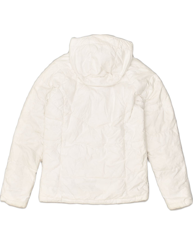 COLUMBIA Girls Hooded Padded Jacket 15-16 Years White Polyester | Vintage Columbia | Thrift | Second-Hand Columbia | Used Clothing | Messina Hembry 