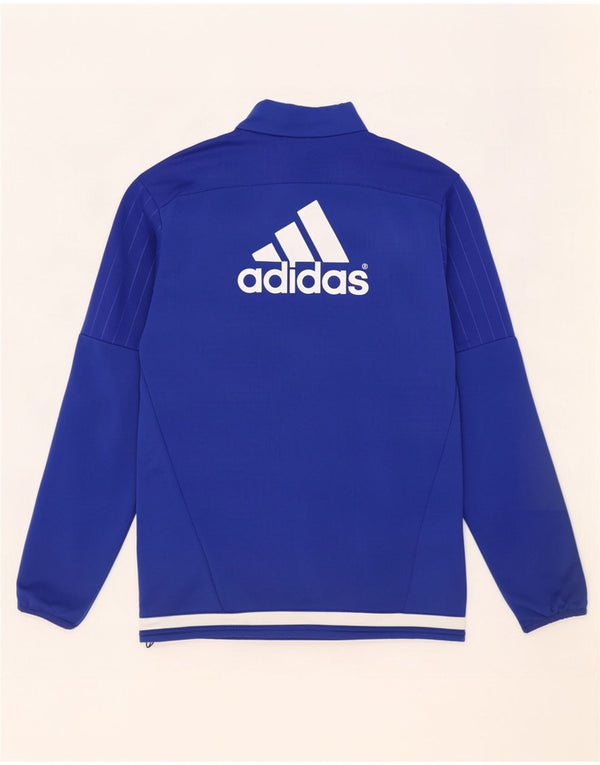 Adidas Mens Chelsea FC Graphic Top Long Sleeve Medium Blue Colourblock