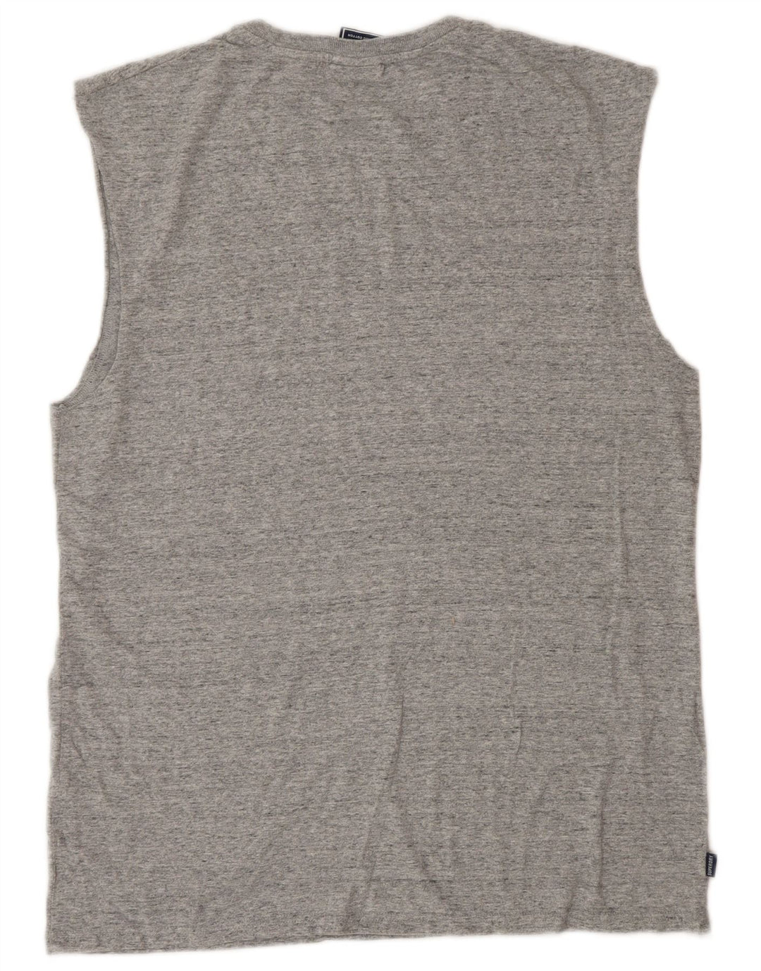 Superdry Mens Vest Top Medium Grey Flecked Cotton