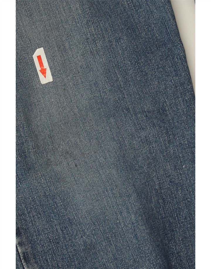 Levi's Mens 502 Tapered Jeans W34 L32 Blue Cotton