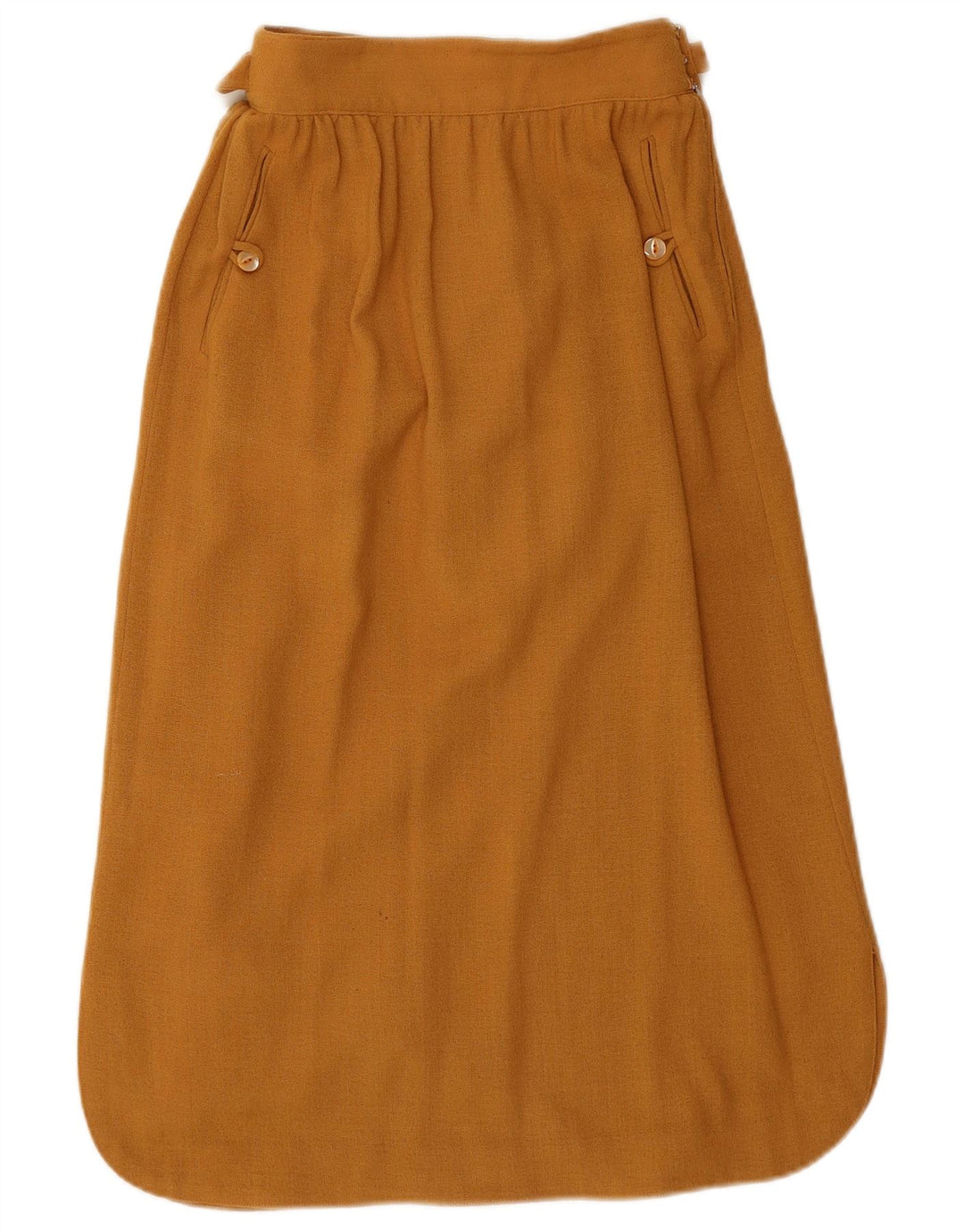 LAMBERS Womens Midi Skirt IT 42 Medium W28  Brown