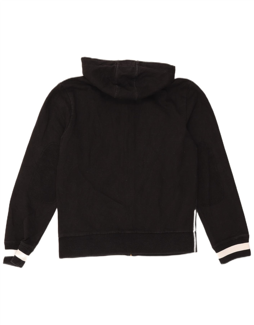 Lee Mens Graphic Zip Hoodie Sweater Large Black Cotton
