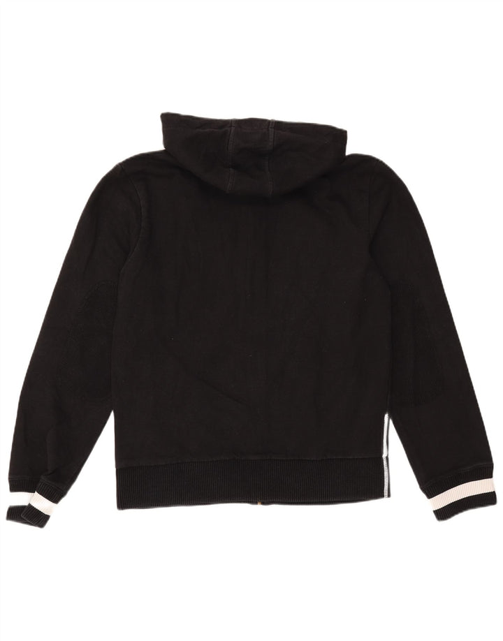 Lee Mens Graphic Zip Hoodie Sweater Large Black Cotton