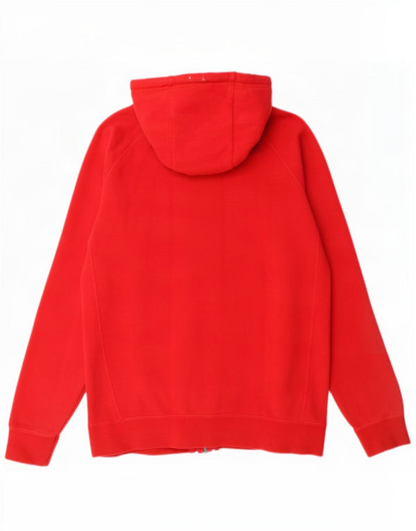 Jordan Mens Zip Hoodie Sweater Large Red Cotton
