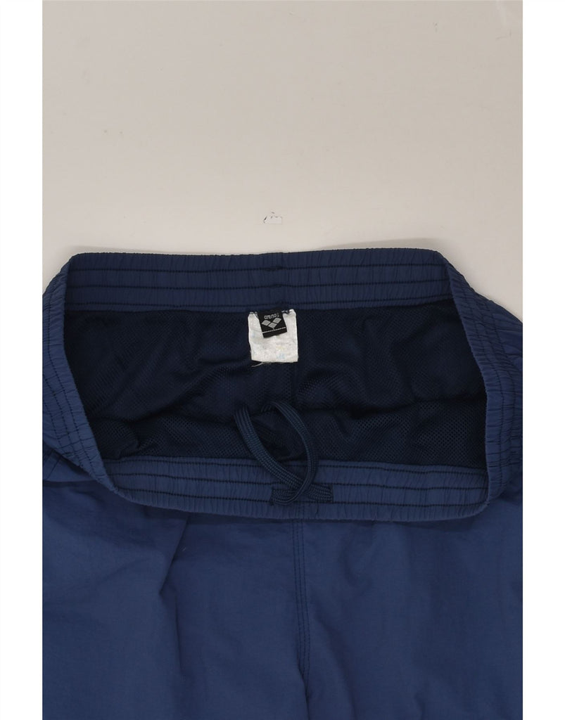 ARENA Mens Graphic Sport Shorts 2XL Blue | Vintage Arena | Thrift | Second-Hand Arena | Used Clothing | Messina Hembry 