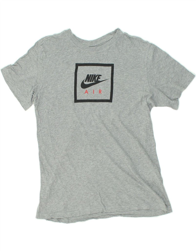 NIKE Mens The Nike Tee Slim Fit Graphic T-Shirt Top Medium Grey Cotton | Vintage Nike | Thrift | Second-Hand Nike | Used Clothing | Messina Hembry 