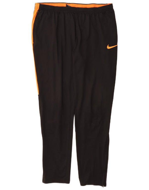Nike Mens Tracksuit Trousers XL Black Colourblock Polyester Sports