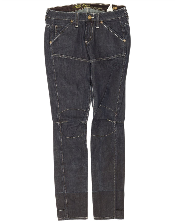 G-Star Womens Slim Jeans W26 L32 Navy Blue Cotton