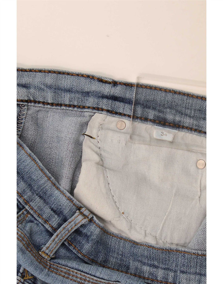 Lee Womens Straight Jeans W34 L28 Blue