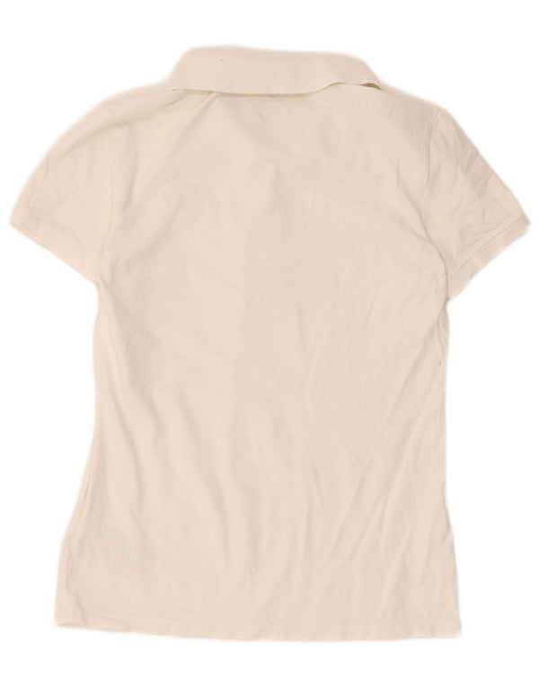 Nike Womens Polo Shirt UK 18 XL White Cotton
