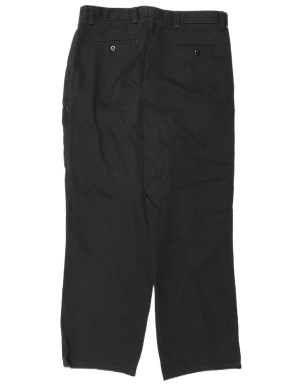 Dockers Mens Pegged Chino Trousers W34 L29 Black Cotton