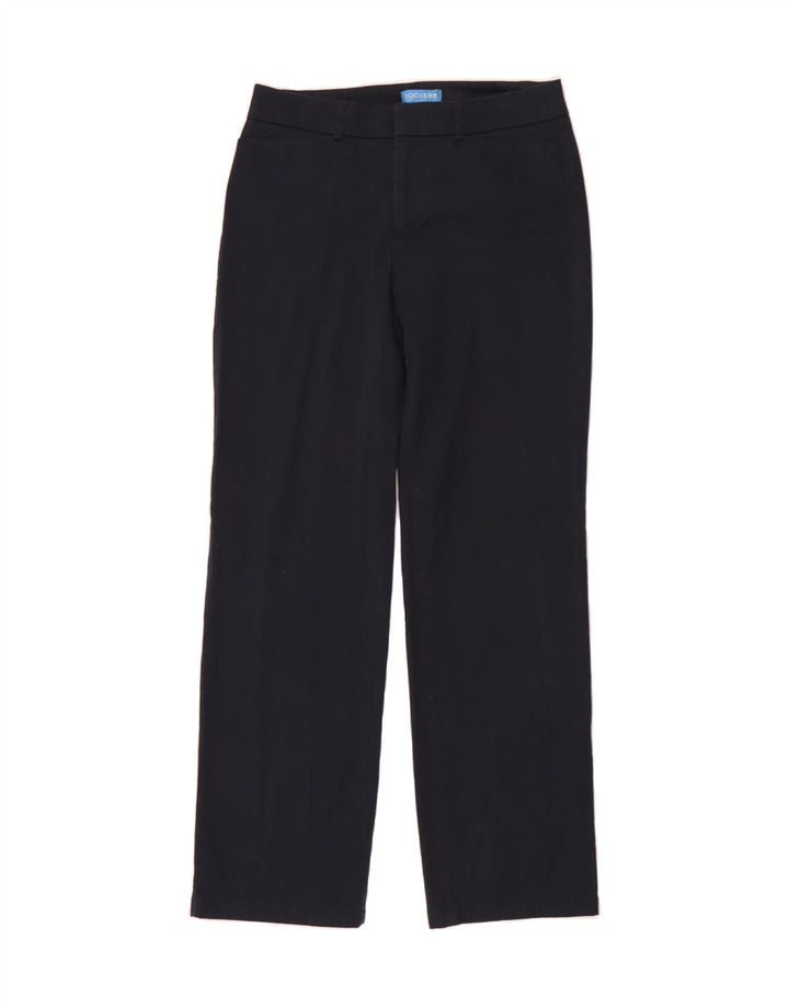 DOCKERS Womens Straight Casual Trousers US 8 Medium W30 L31 Navy Blue Vintage Dockers and Second-Hand Dockers from Messina Hembry 