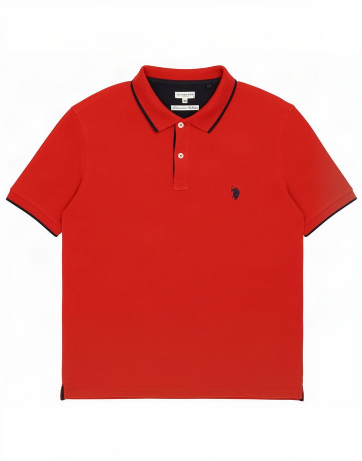 U.S. Polo Assn. Mens Shirt 2XL Red Cotton