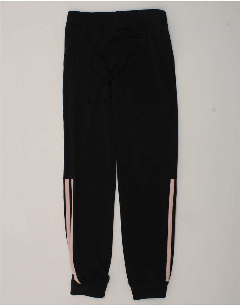 ADIDAS Girls Tracksuit Trousers Joggers 9-10 Years Black Polyester | Vintage Adidas | Thrift | Second-Hand Adidas | Used Clothing | Messina Hembry 