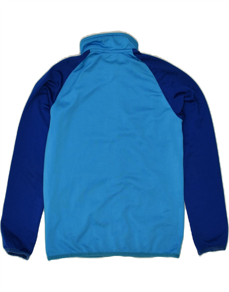 ADIDAS Boys Tracksuit Top Jacket 9-10 Years Blue Colourblock Polyester | Vintage Adidas | Thrift | Second-Hand Adidas | Used Clothing | Messina Hembry 