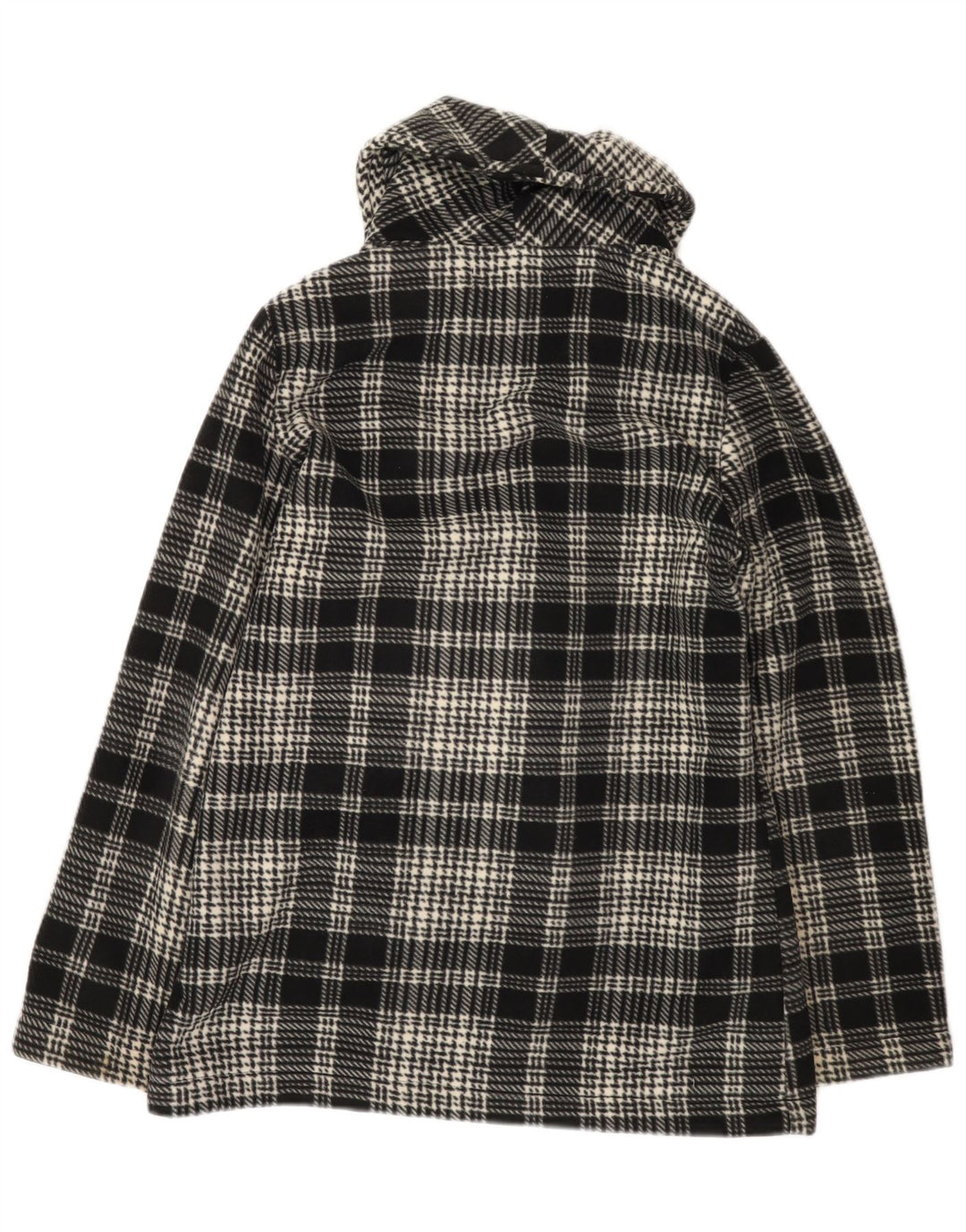 Barrage Womens Fleece Windbreaker Jacket UK 14 Medium Black Plaid Polyester
