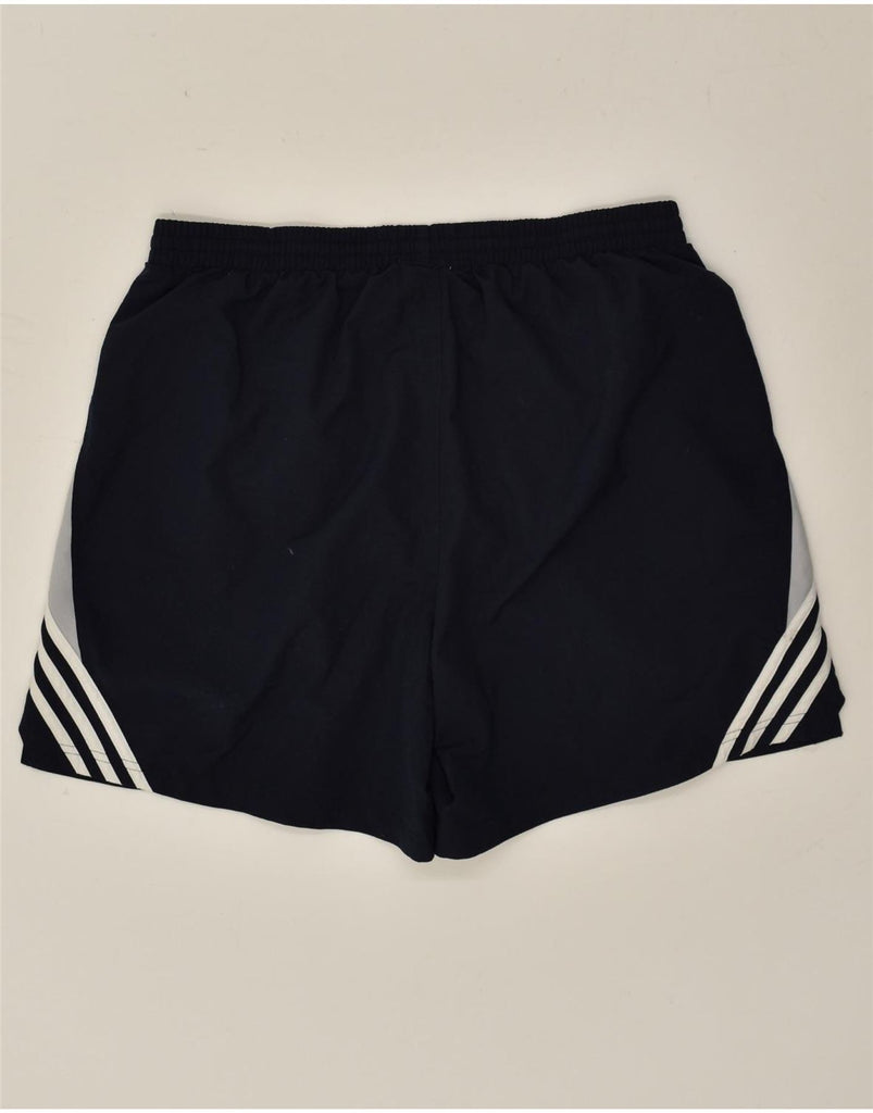 ADIDAS Mens Sport Shorts XL Navy Blue Colourblock Polyester | Vintage Adidas | Thrift | Second-Hand Adidas | Used Clothing | Messina Hembry 