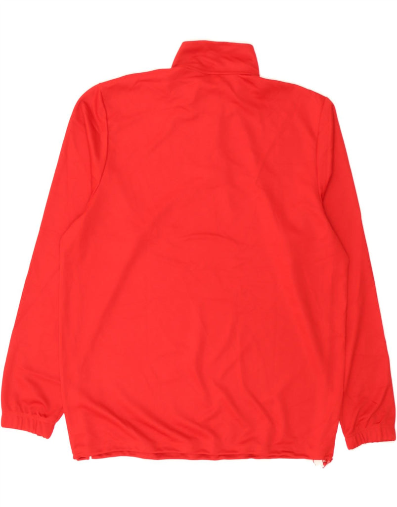 ADIDAS Mens Climalite Zip Neck Pullover Tracksuit Top XL Red Polyester Vintage Adidas and Second-Hand Adidas from Messina Hembry 