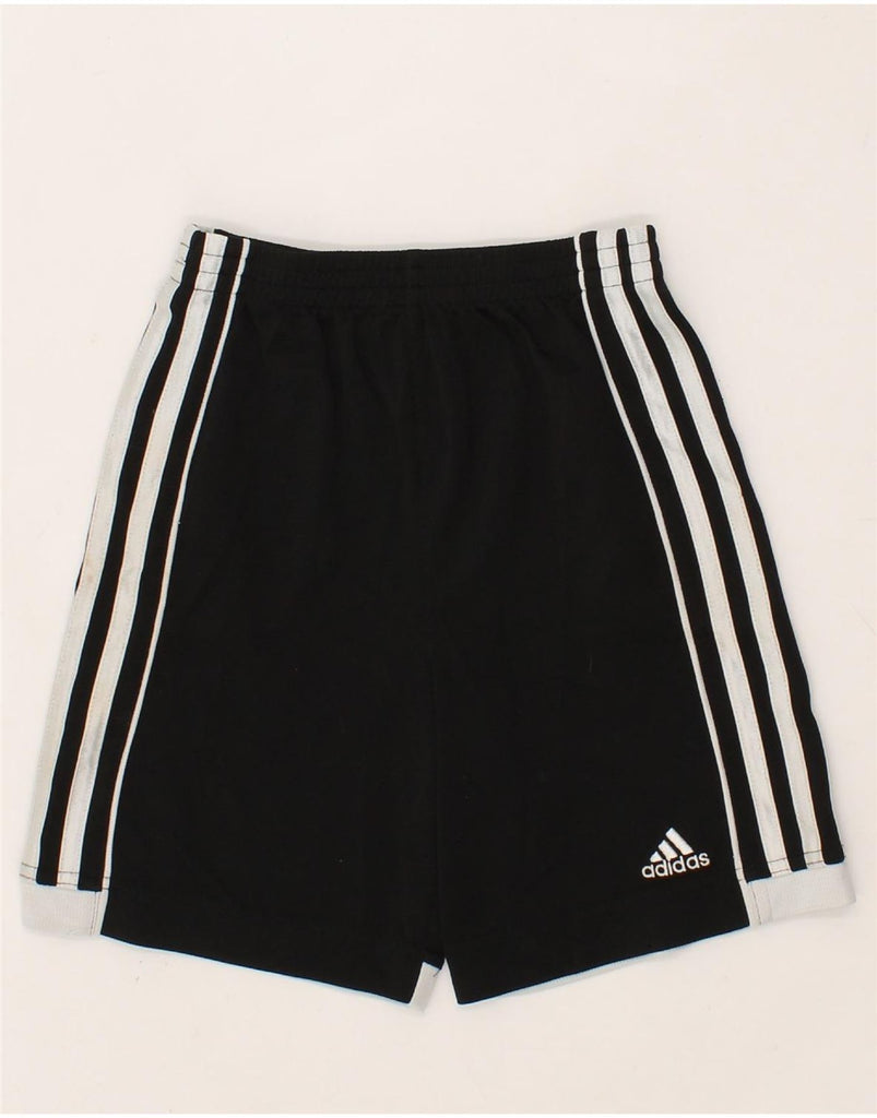ADIDAS Boys Sport Shorts 5-6 Years  Black Vintage Adidas and Second-Hand Adidas from Messina Hembry 