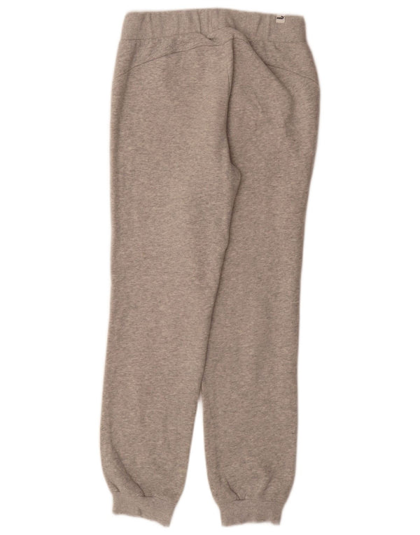 Puma Boys Tracksuit Trousers Joggers 13-14 Years  Grey Cotton