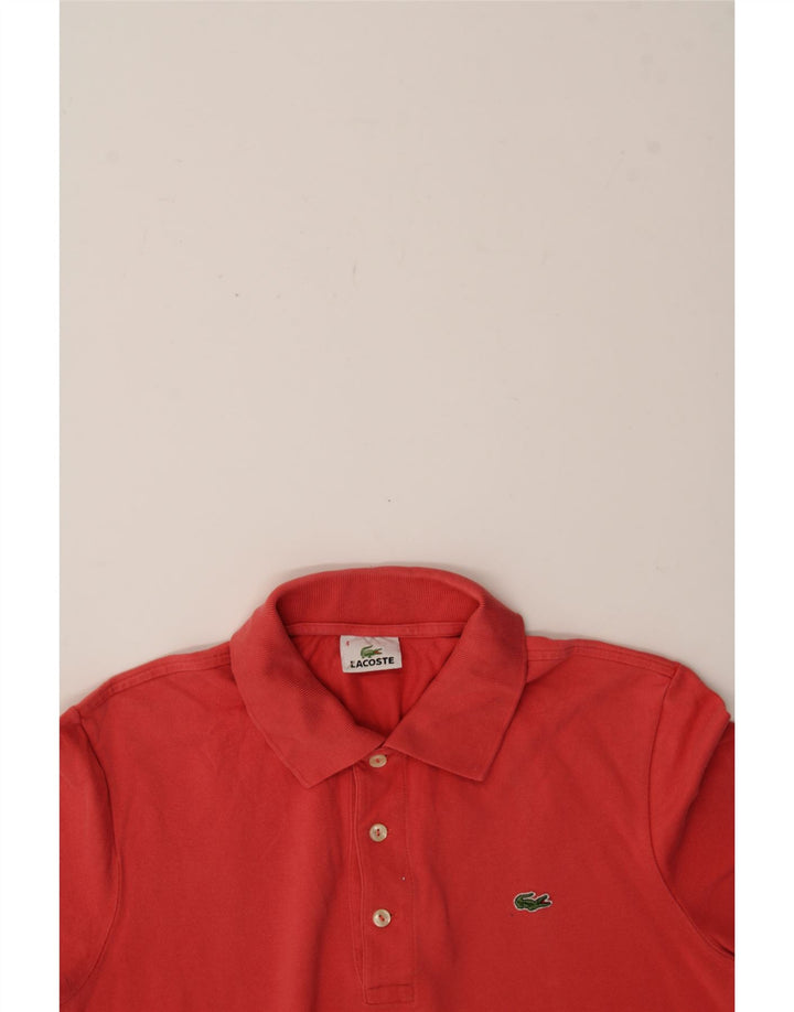 LACOSTE Mens Polo Shirt Size 4 Medium Red Cotton Vintage Lacoste and Second-Hand Lacoste from Messina Hembry 