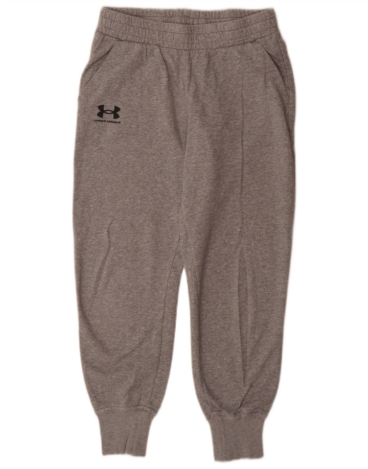 Under Armour Mens Tracksuit Trousers Joggers Small  Grey Flecked Cotton