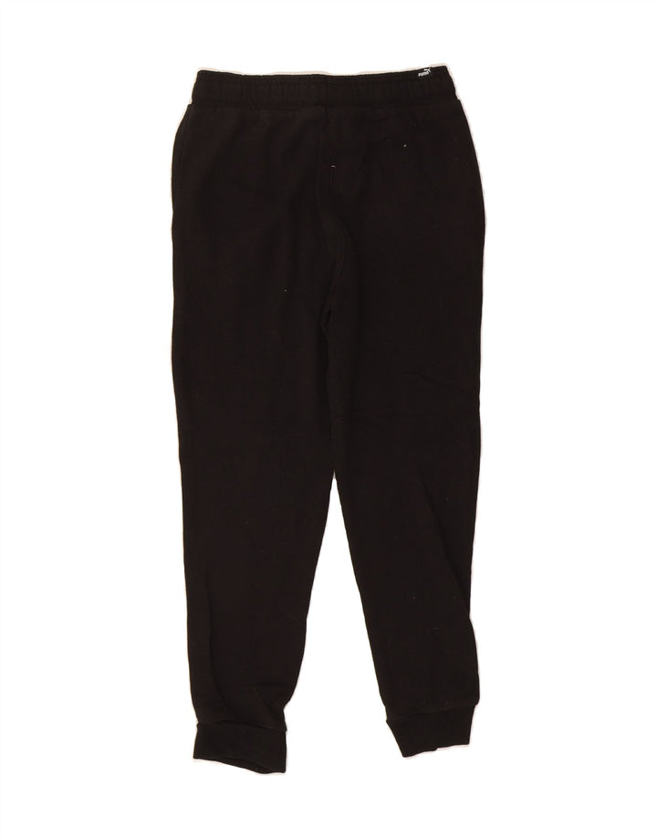 PUMA Boys Graphic Tracksuit Trousers Joggers 10-11 Years Medium  Black Vintage Puma and Second-Hand Puma from Messina Hembry 
