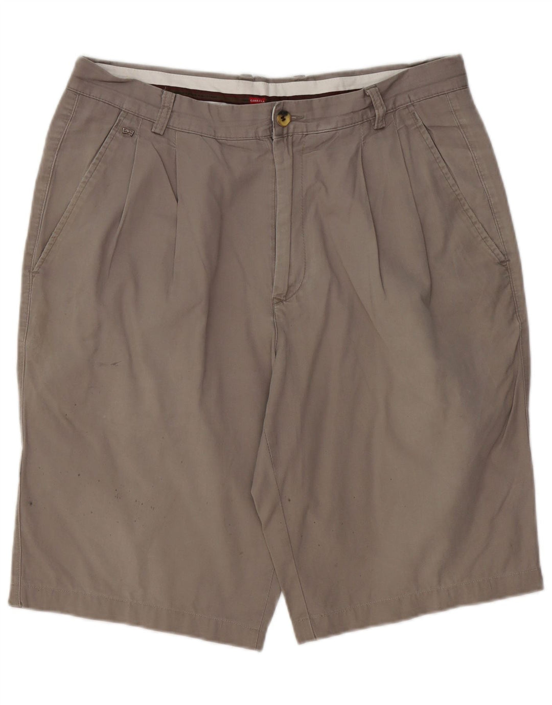 CARRERA Mens Pegged Chino Shorts W36 Large Grey Cotton