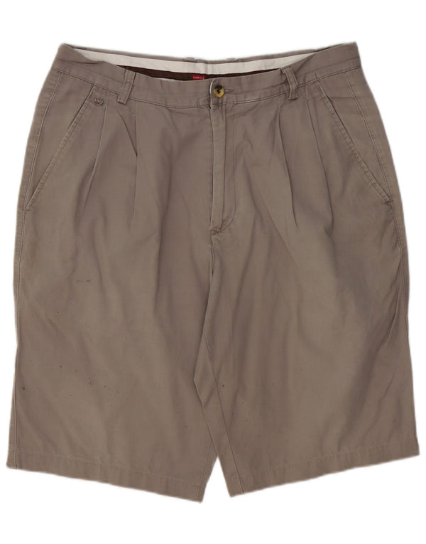 CARRERA Mens Pegged Chino Shorts W36 Large Grey Cotton