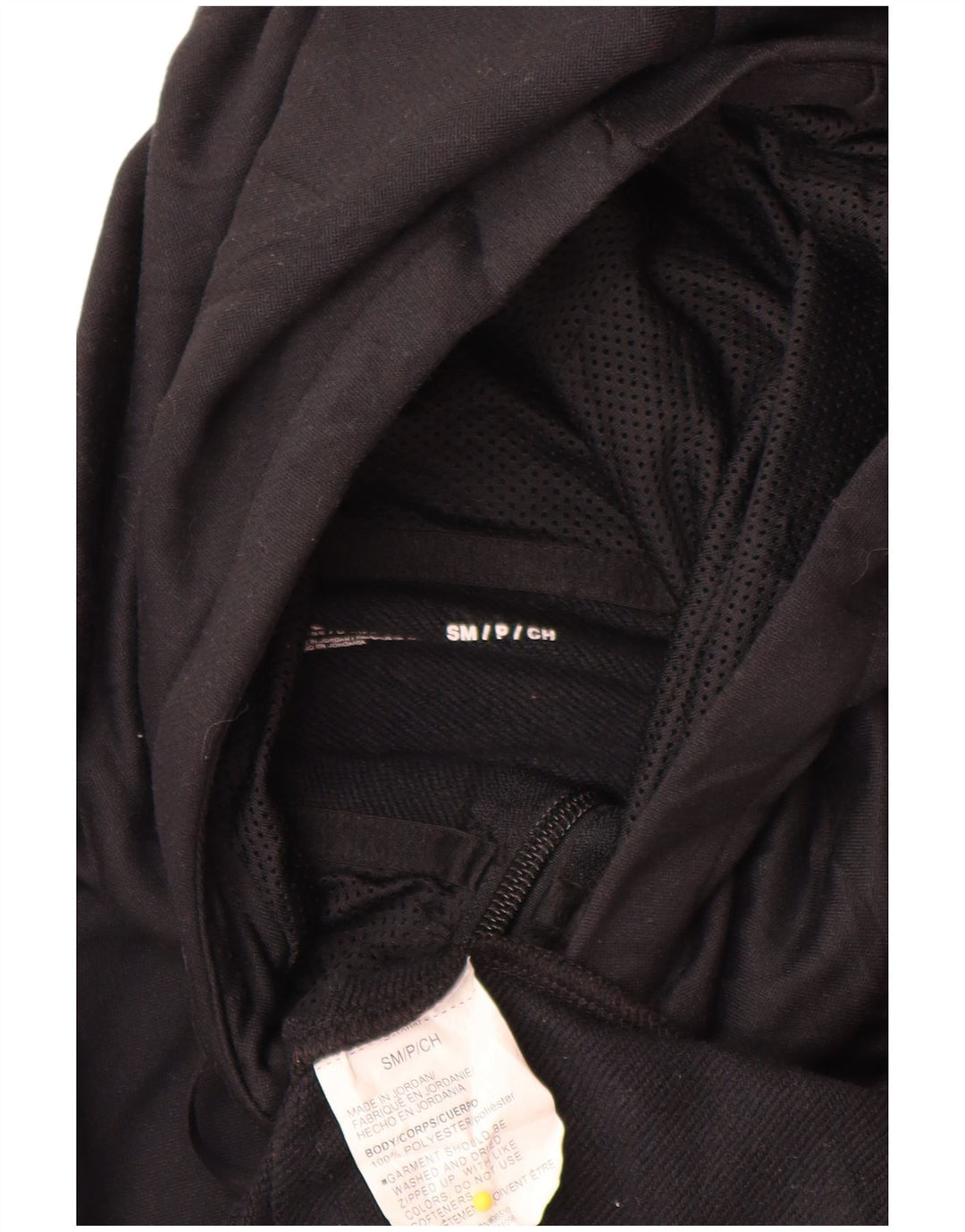 Under Armour Mens Zip Hoodie Sweater Small Black Polyester