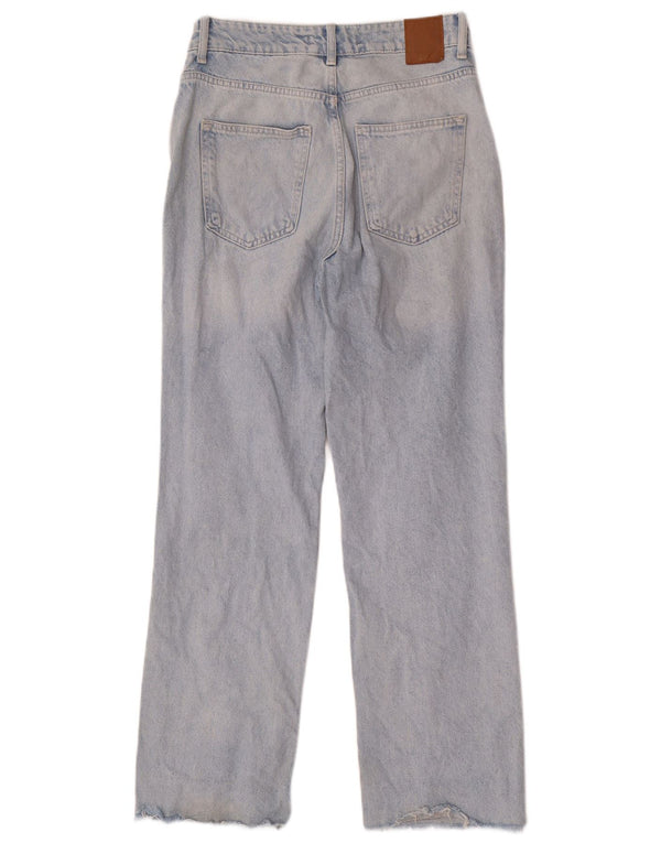 Zara Womens Straight Jeans EU 38 Small W28 L29 Blue Cotton