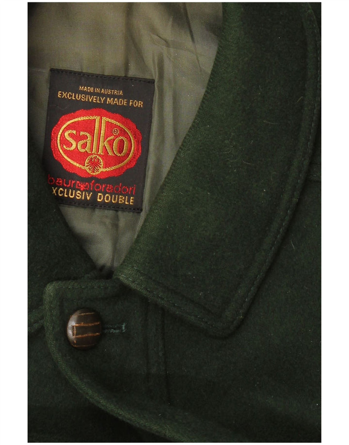 SALKO Mens Overcoat UK 40 Large Green