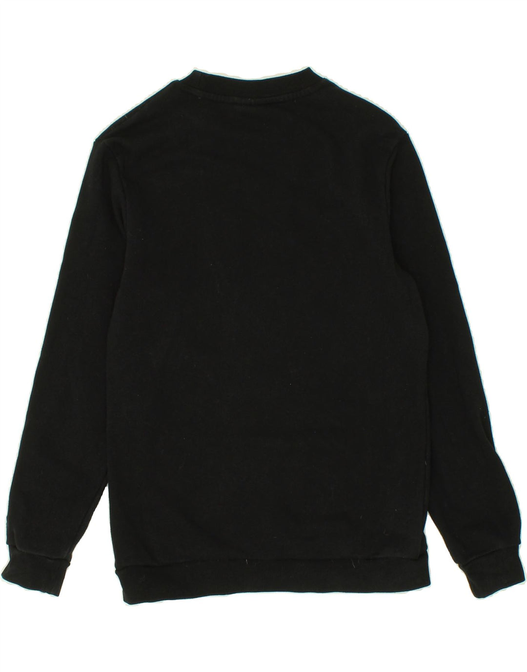 FILA Womens Graphic Sweatshirt Jumper UK 10 Small  Black Cotton Vintage Fila and Second-Hand Fila from Messina Hembry 