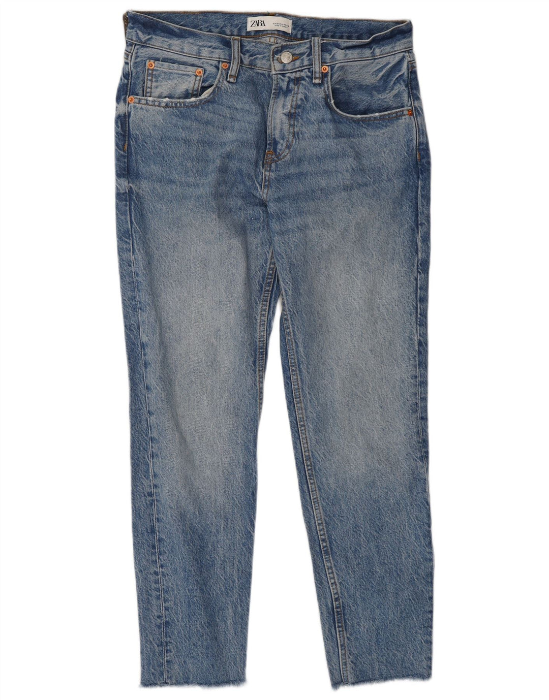 Zara Womens Slim Jeans EU 38 Small W28 L28 Blue Cotton