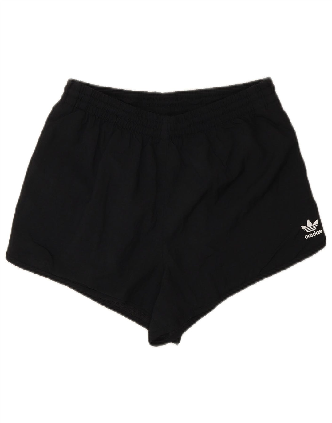 Adidas Womens Sport Shorts UK 12 Medium  Black Polyester