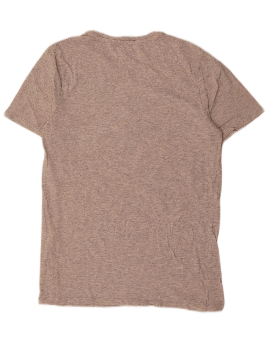 Jack & Jones Mens Graphic T-Shirt Top Medium Grey Flecked Cotton