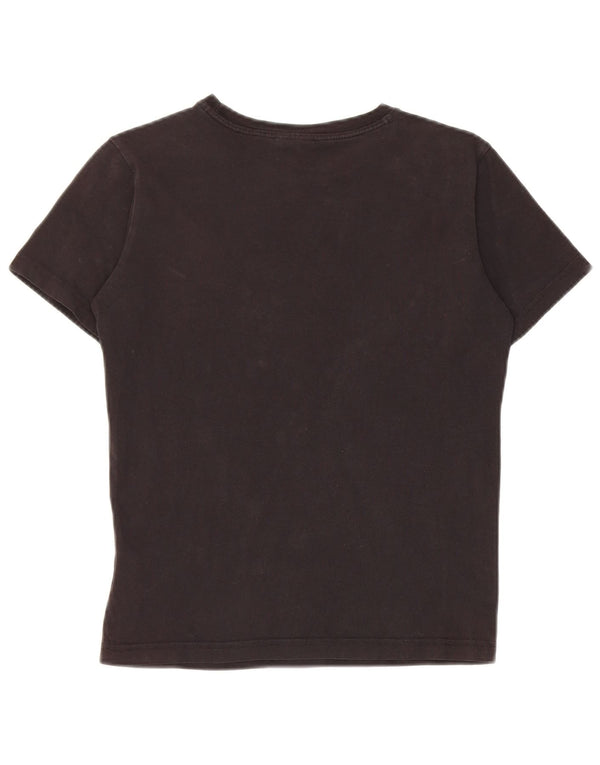 Champion Boys Graphic T-Shirt Top 11-12 Years Large Black Cotton