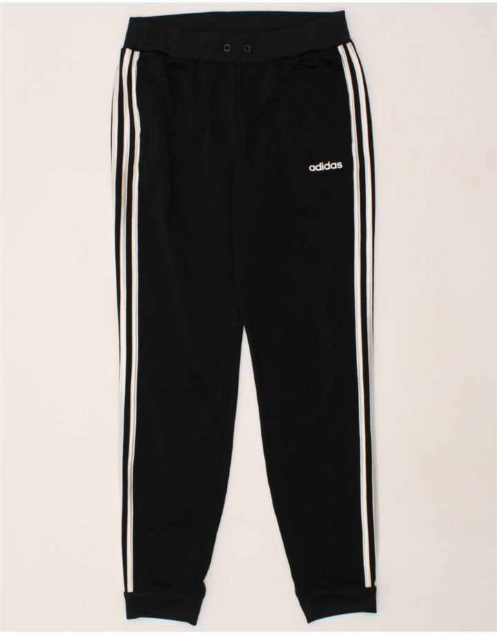 ADIDAS Womens Tracksuit Trousers Joggers UK 8/10 Small Black Polyester Vintage Adidas and Second-Hand Adidas from Messina Hembry 