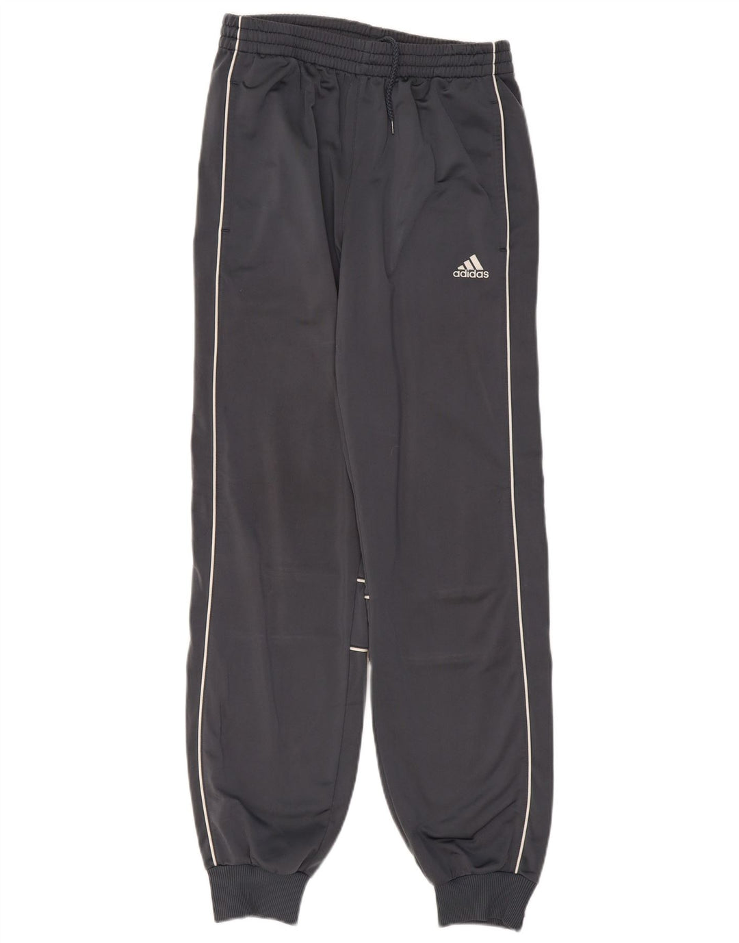 ADIDAS Boys Tracksuit Trousers Joggers 15-16 Years  Grey Polyester