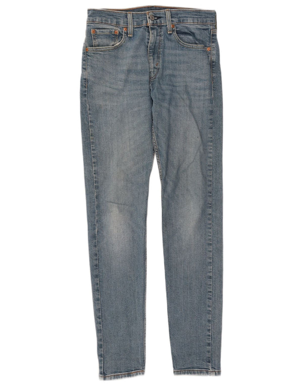 Levi's Womens 512 Slim Tapered Jeans W30 L31 Blue Cotton