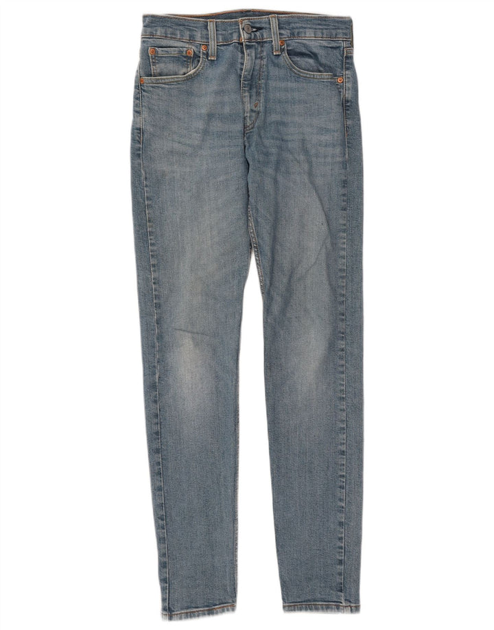 Levi's Womens 512 Slim Tapered Jeans W30 L31 Blue Cotton