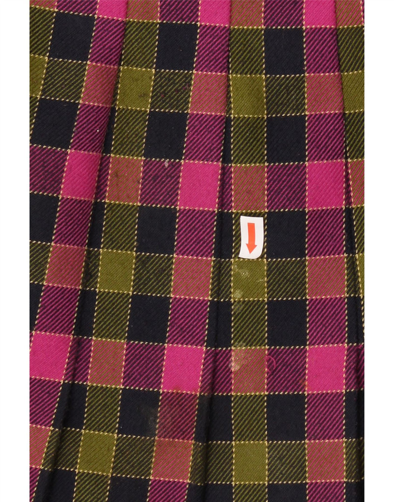 EASTEX Womens High Waist A-Line Skirt UK 18 XL W32 Multicoloured Check Vintage Eastex and Second-Hand Eastex from Messina Hembry 