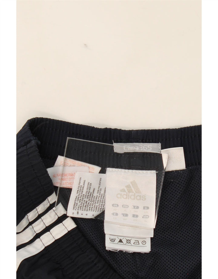 ADIDAS Boys Clima 365 Tracksuit Trousers 15-16 Years  Navy Blue Polyester Vintage Adidas and Second-Hand Adidas from Messina Hembry 