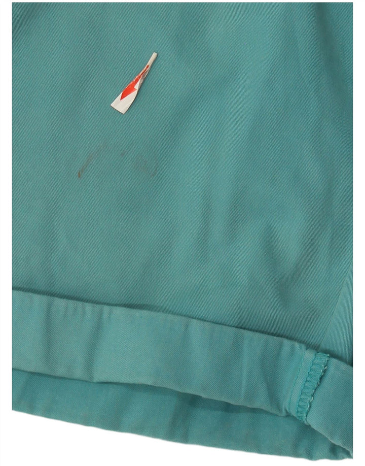 Tommy Hilfiger Mens Chino Shorts W32 Medium Turquoise Cotton