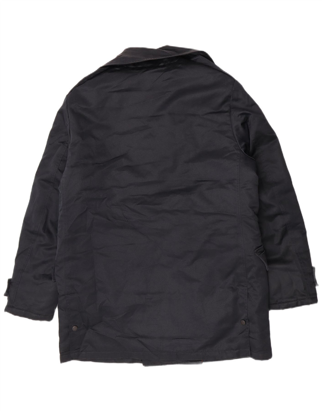 Blauer Mens Double Breasted Coat UK 40 Large Navy Blue Polyester