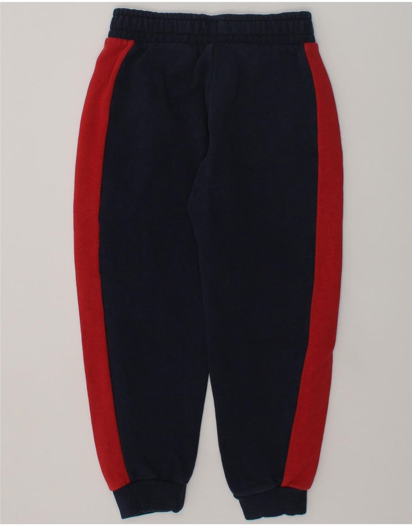 ADIDAS Boys Tracksuit Trousers Joggers 4-5 Years Navy Blue Colourblock | Vintage Adidas | Thrift | Second-Hand Adidas | Used Clothing | Messina Hembry 