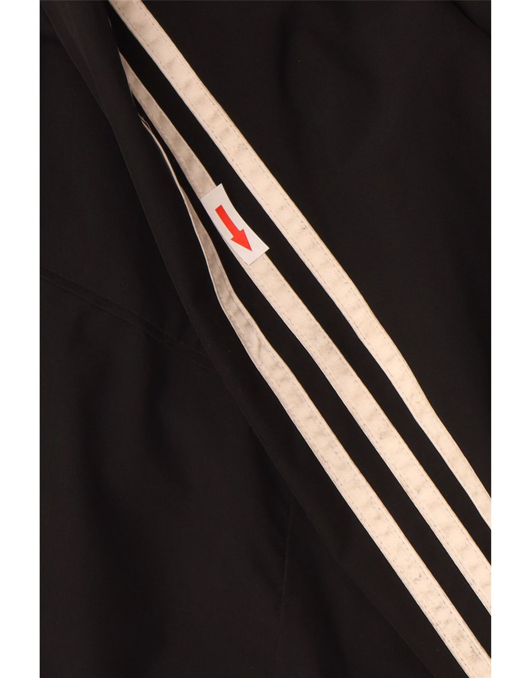 Adidas Mens Hooded Tracksuit Top Jacket  Small Black Polyester