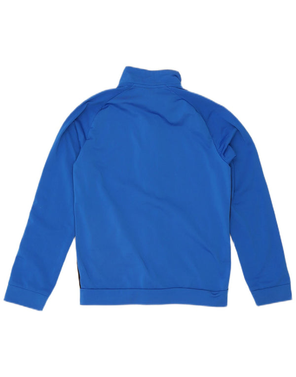 Puma Boys Graphic Tracksuit Top Jacket 11-12 Years Blue Colourblock