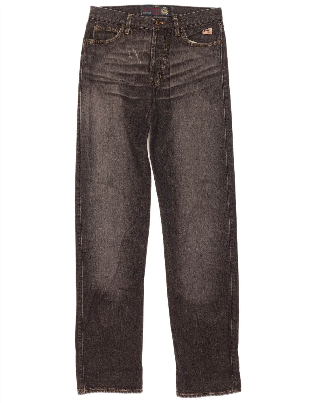 Roy Rogers Mens Straight Jeans W32 L35 Grey Cotton
