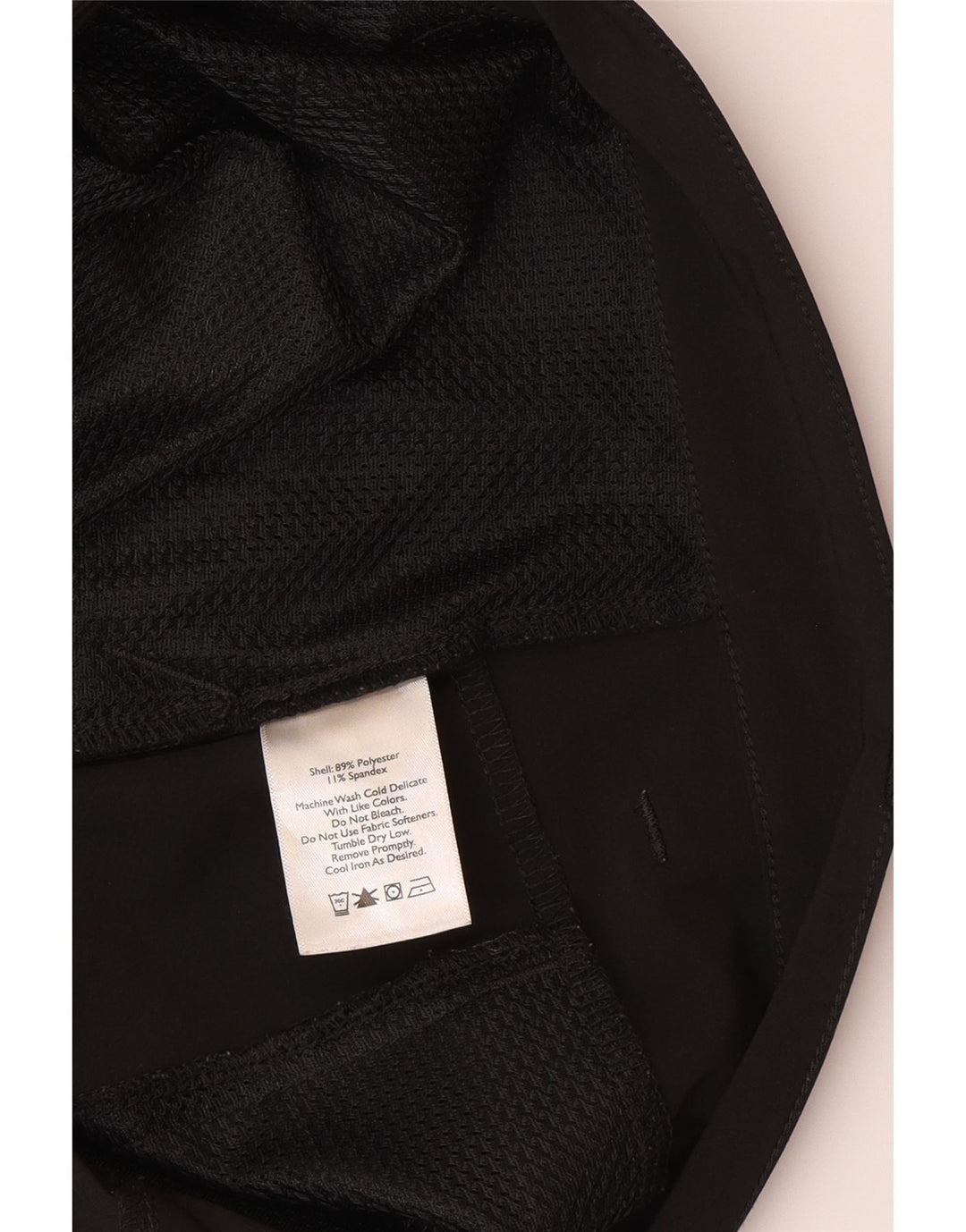 Eddie Bauer Womens Casual Shorts US 14 XL W34 Black Polyester